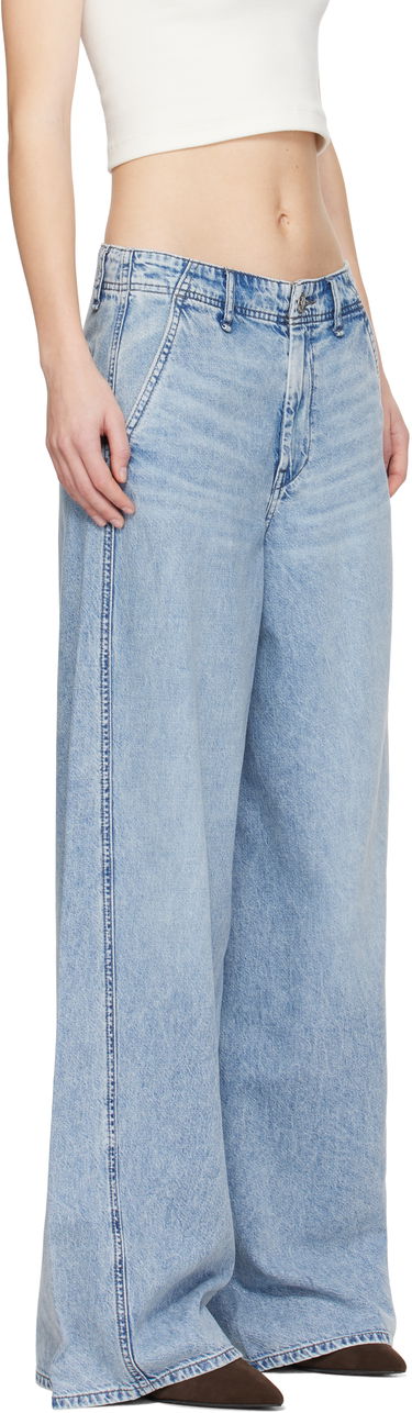 Jeans rag & bone Rag & Bone Featherweight Wide-Leg Sofie Jeans Sininen | WDD24H3003FWAN, 1