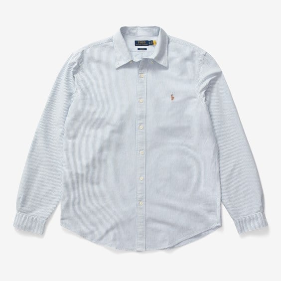 Paita Polo by Ralph Lauren Custom Fit Oxford Shirt Harmaa | 710792041004, 0
