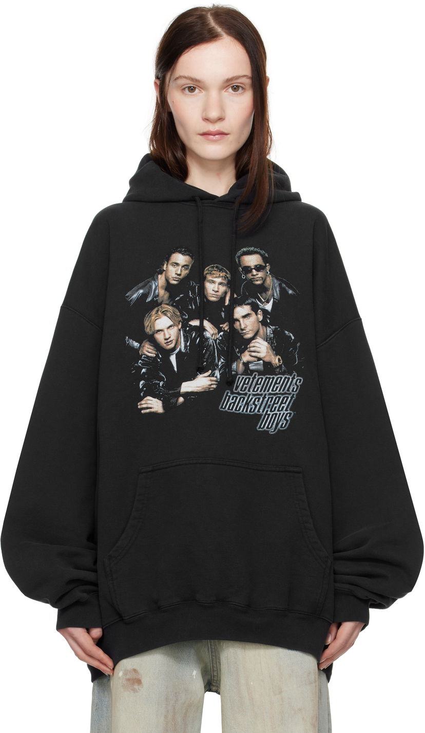 Huppari VETEMENTS Vetements Backstreet Boys Print Hoodie Musta | UA66HD700B