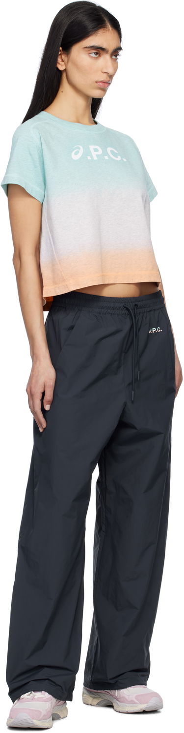 Crop top A.P.C. ASICS Edition Cloud Dip Dye Cropped T-Shirt by A.P.C. Turkoosi | COEAV-F26482, 3