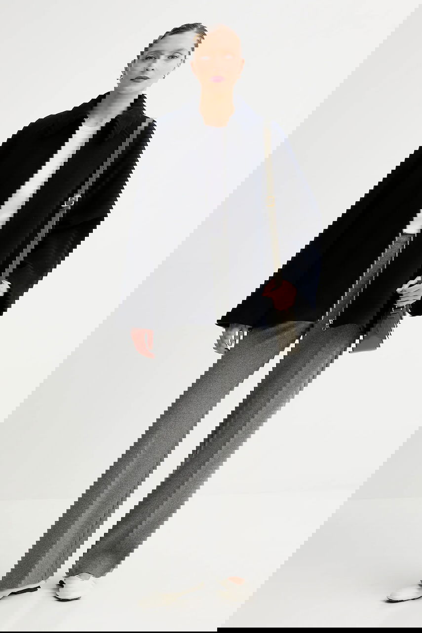 Takki Samsoe Samsoe ALMA Wool Cape Jacket Tummansininen | F23300184, 1