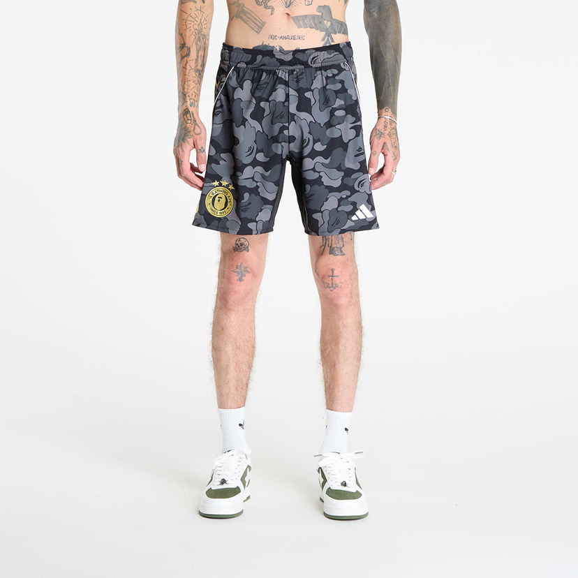 Shortsit adidas Originals Adidas x Bape FB Shorts Musta | KB2204