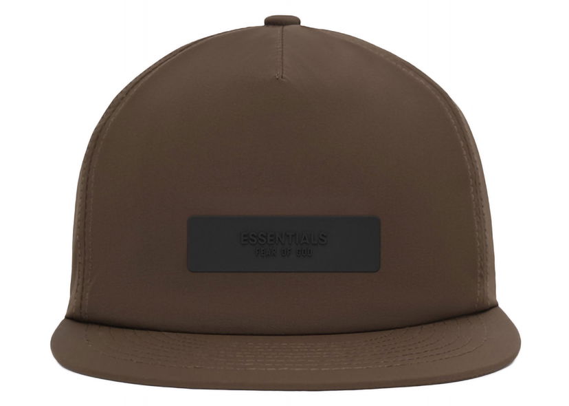 Korkki Fear of God Essentials Core Collection Nylon Baseball Cap Ruskea | 642SU247116F