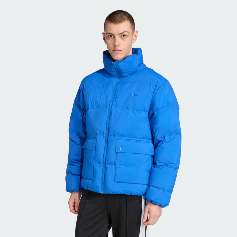 Puffer takki adidas Originals adidas Originals Faux Down Puffer Jacket Sininen | JX4088