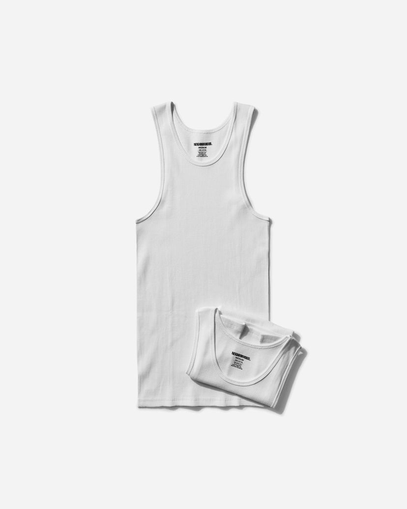 Tankkitoppi Neighborhood Classic 2-Pack Tank Top Valkoinen | 251QTNH-UWM02 WH