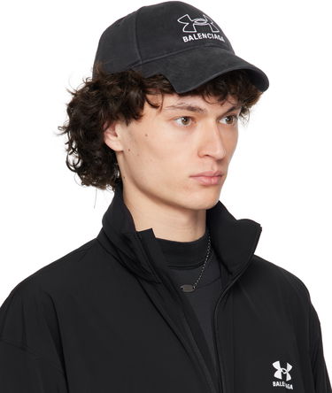 Korkki Balenciaga Under Armour Edition Washed Cap Musta | 807145410B2, 1
