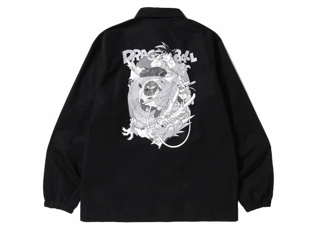 Takki BAPE BAPE x Dragon Ball Z Coaches Jacket (FW23) Black Musta | 1I23-140-906