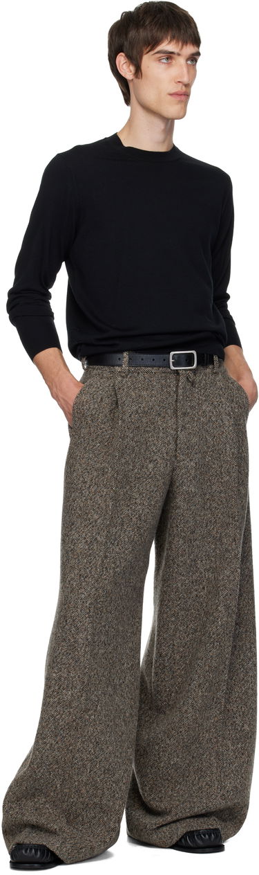 Vyöt Dries Van Noten Dries Van Noten Leather Belt Musta | 252-021402-195, 1