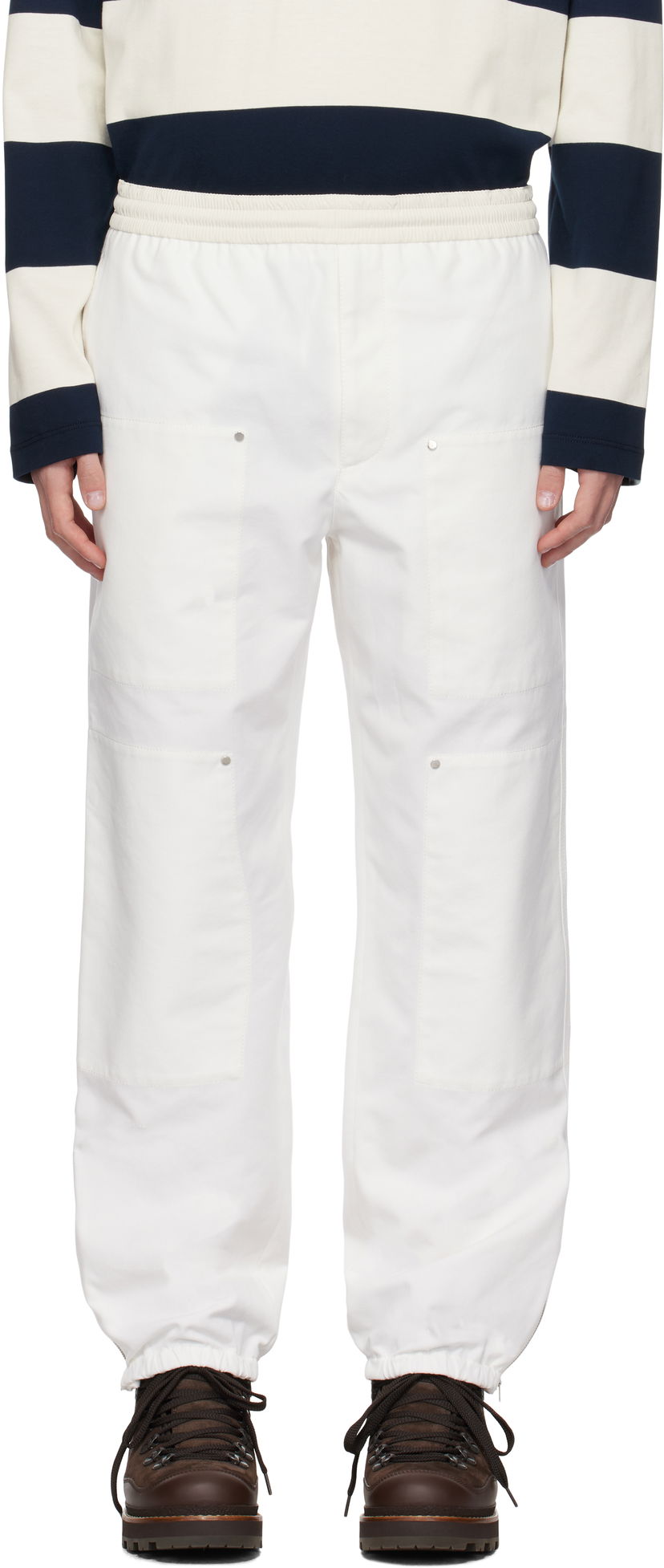 Housut ja farkut Moncler Archivio Creativo CP Trousers Valkoinen | J20912A00045597ZZ