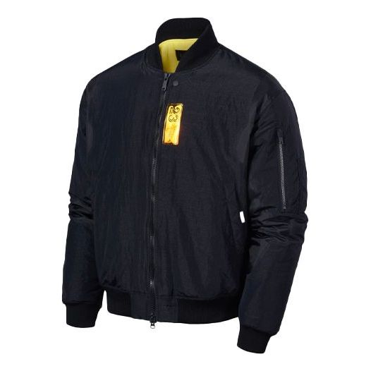 Bomber-takki Jordan Jordan 23 Engineered Numeric Pattern Baseball Jacket Musta | CV2787-010, 0