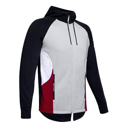Huppari Under Armour SC30 Warm Up Hoodie Jacket Punainen | 1351317-014