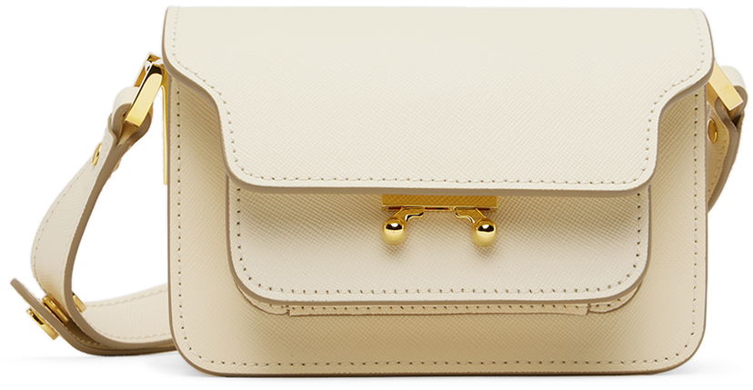 Käsilaukku Marni Marni Trunk Mini Bag Beige | M00997