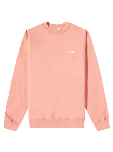 Villapaita Sporty & Rich New Health Crewneck Vaaleanpunainen | CR495FL