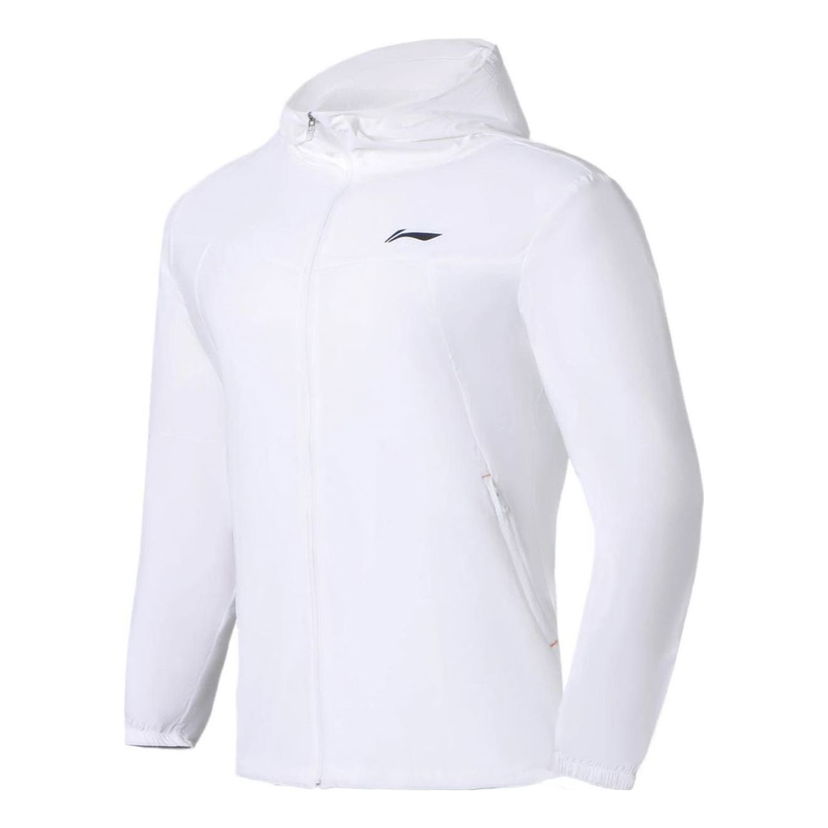 Tuulitakki Li-Ning Running Windbreaker Valkoinen | AFDS365-1