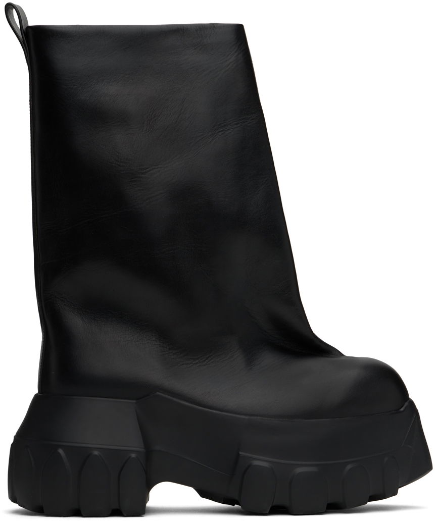 Takit Rick Owens Rick Owens Porterville Flared Mega Tractor Boots Musta | RU02D6864 LRI, 0