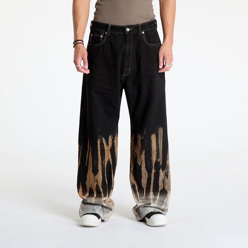 Jeans Rick Owens DRKSHDW Denim Geth Jeans Black/ Terra Musta | DU02D2351 BSUN 0983
