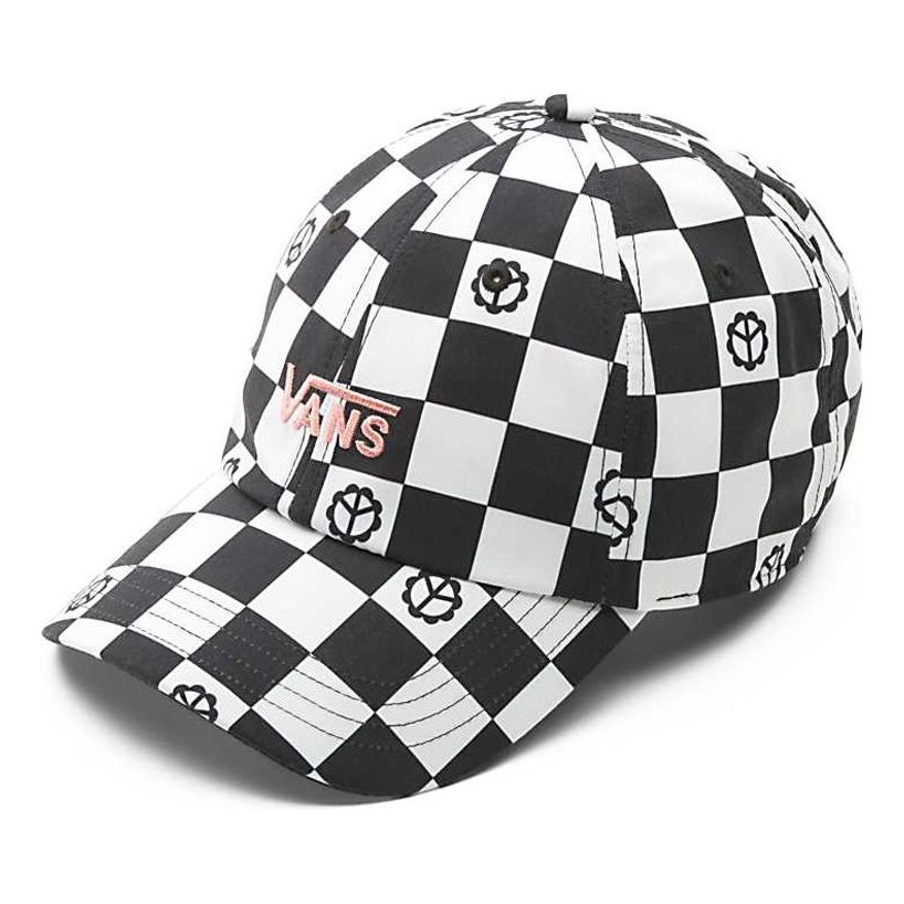 Korkki Vans Checkered Print Baseball Cap Musta | VN0A34GRY0J, 0