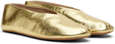 Tennarit ja kengät The Row The Row Stella Ballerina Flats Metallinen | F1638-M39, 3
