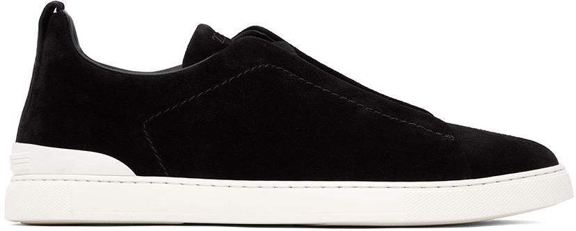 Paita ZEGNA ZEGNA Triple Stitch Musta | LHSOY-S4667Z-NER