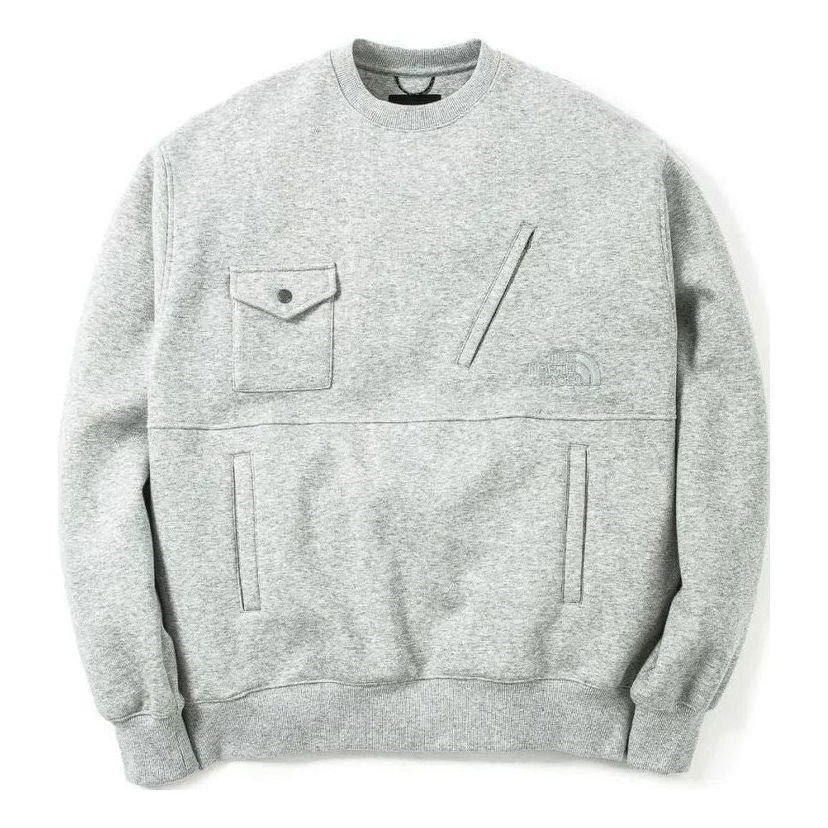 Villapaita The North Face Pocket Sweater by Invincible Harmaa | NF0A83OD-E2L