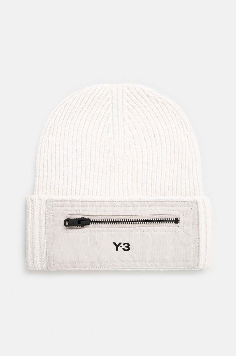 Pipo Y-3 Nylon Patch Beanie Beige | JI9282