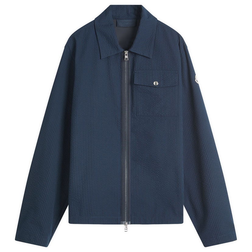 Tuulitakki Moncler Seersucker Shirt X-Small Tummansininen | 2F000-23-598JC-780