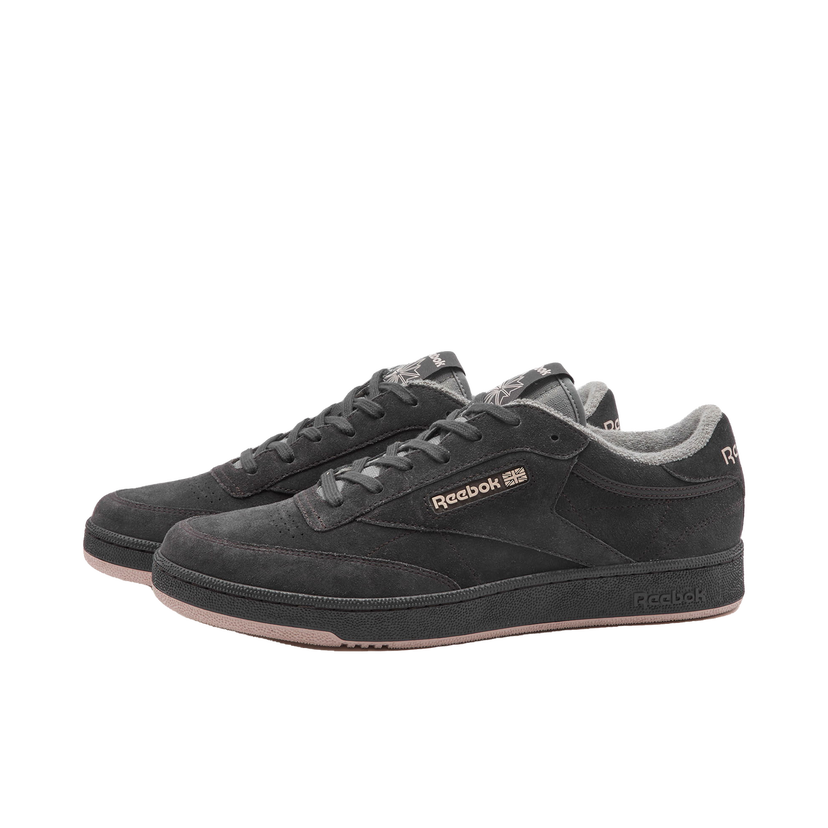 Tennarit ja kengät Reebok Men's Club C Black/Light Pink Musta | RMIA011C99LEA0021030