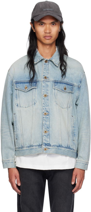 Takki We11done Washed Denim Jacket Sininen | WD-DJ2-24-345-M-SK, 0