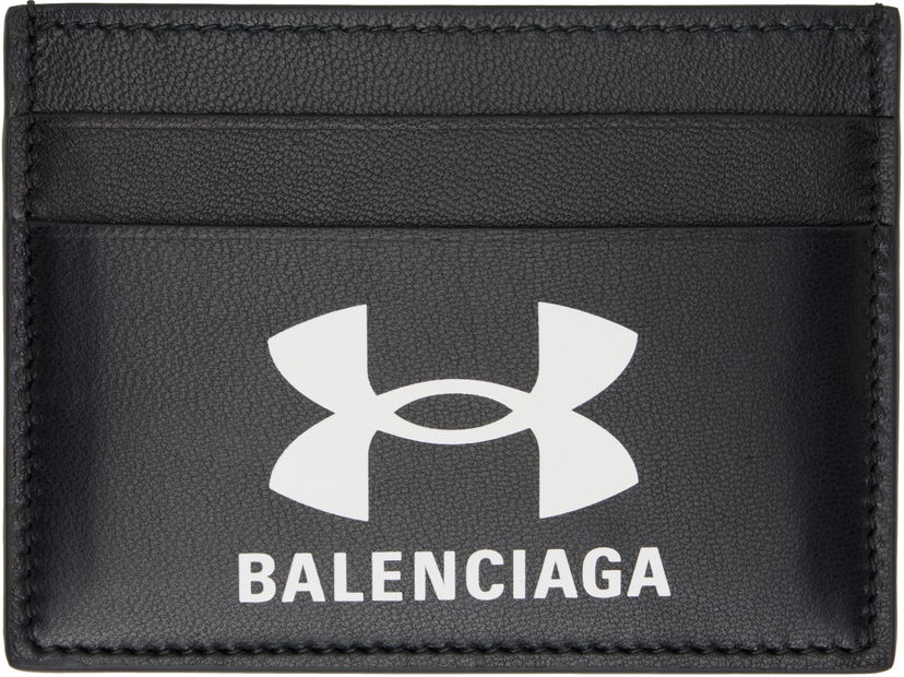 Lompakko Balenciaga Under Armour Edition Lambskin Card Holder by Balenciaga Musta | 8177192ABLN