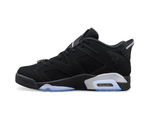 Tennarit ja kengät Jordan Air Jordan 6 Retro Low ''Chrome'' Musta | 304401-003