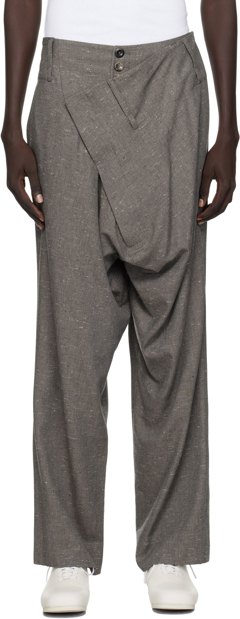 Housut Vivienne Westwood Vivienne Westwood Inferno Trousers Harmaa | 2F01001P-W017Q-