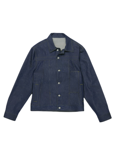 Paita Jacquemus Veste De Nimes Paneled Tummansininen | 226DE013-1015-38A