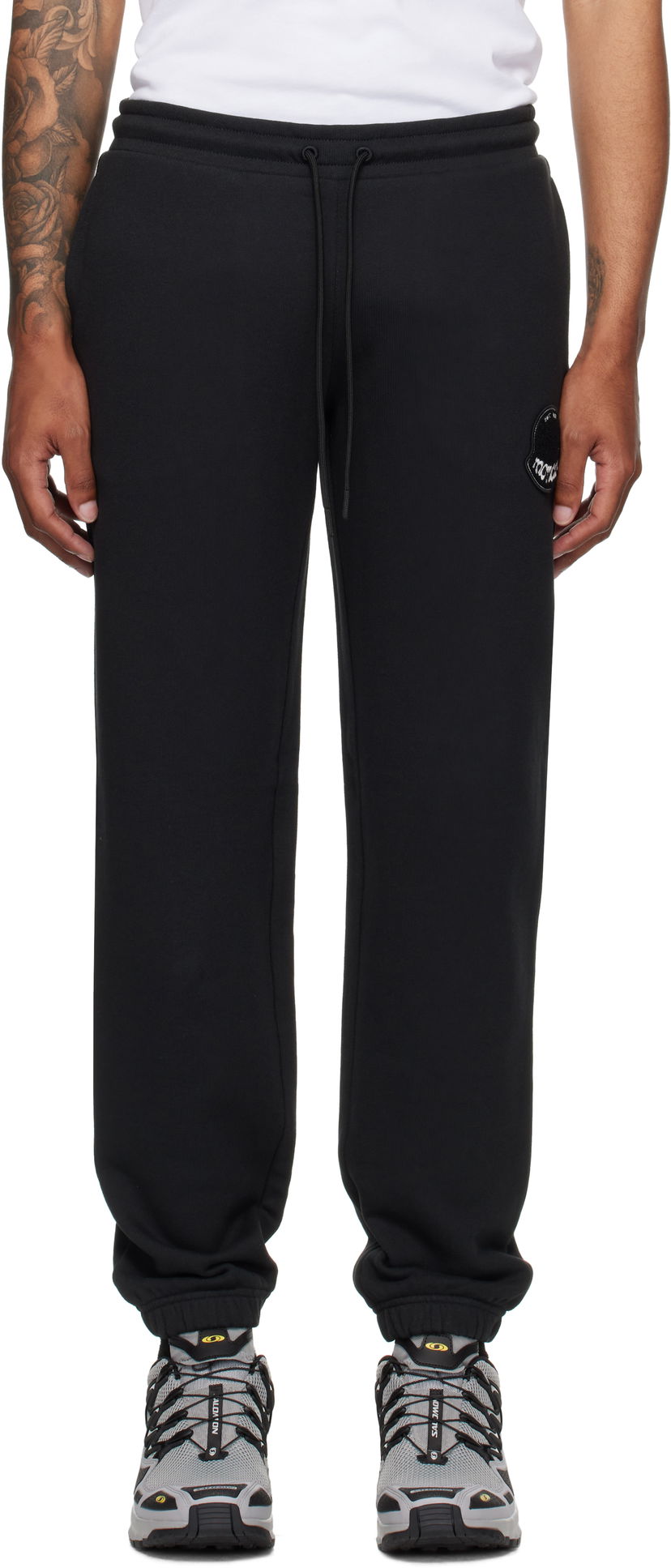 Verryttelyhousut Moncler Moncler Archivio Creativo Sweatpants Musta | K20918H0000589AZU