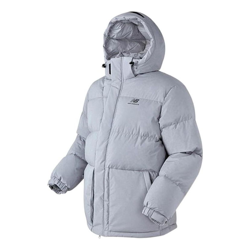 Puffer takki New Balance Street Style Logo Down Jacket Harmaa | NBNPA43013-GRAY