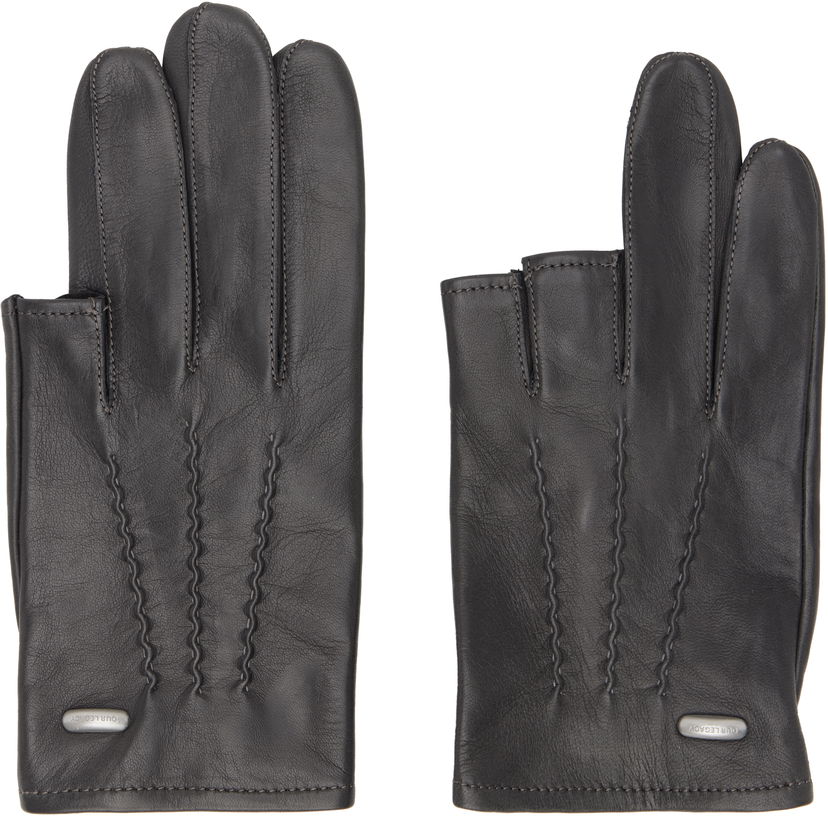 Käsineet OUR LEGACY Our Legacy Hang Loose Leather Gloves Ruskea | A2258HDL