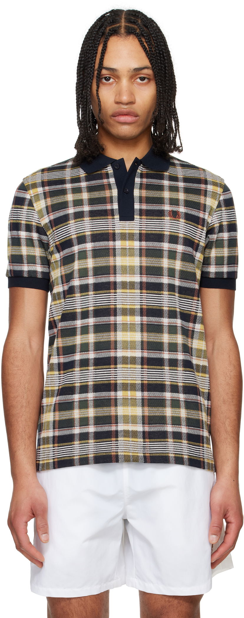 Poolopaita Fred Perry Fred Perry Madras Check Polo Shirt Monivärinen | M9865