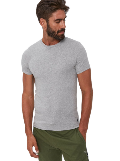 T-paita Polo by Ralph Lauren Crew Base Layer Tee - 2 Pack Harmaa | 714835960003