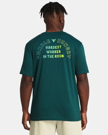 T-paita Under Armour Project Rock H&H Kurzarm-Shirt mit Vihreä | 1383229-449, 1