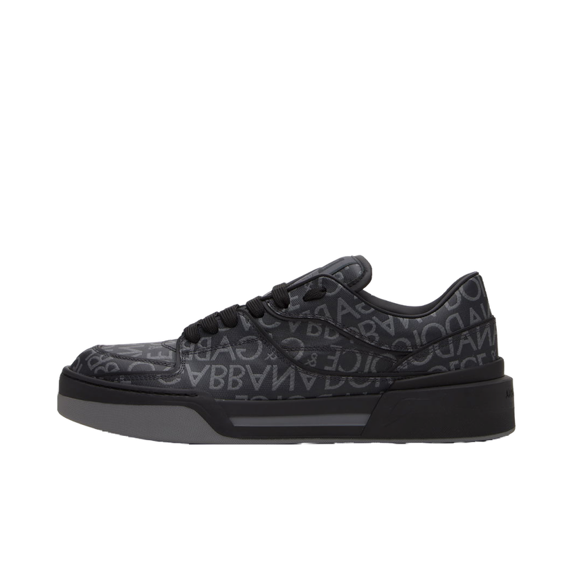 Tennarit ja kengät Dolce & Gabbana Black New Roma Sneakers Musta | CS2036AM924