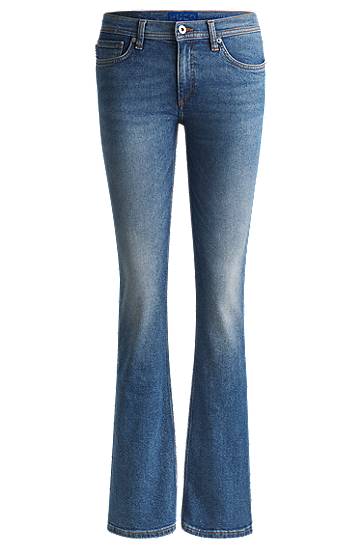 Jeans BOSS Comfort-Stretch Flared Jeans Sininen | 50531823