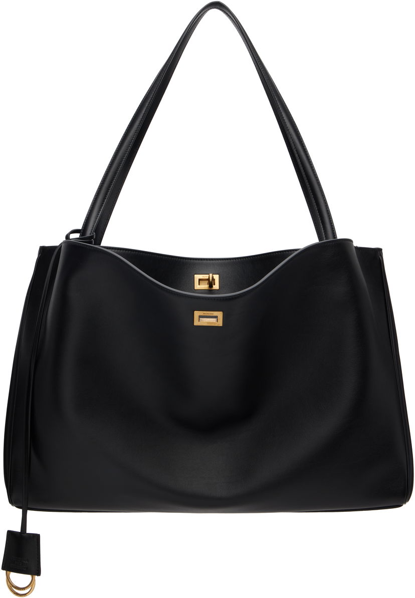 Kangaskassi Balenciaga Balenciaga Rodeo Tote Musta | 8274812AA4V