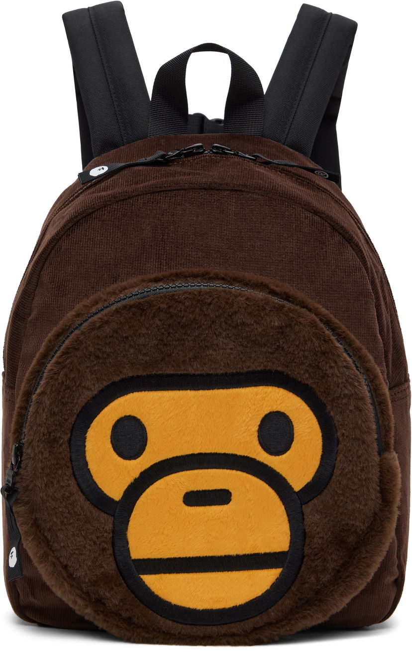Reppu BAPE Baby Milo Boa Backpack Ruskea | 002BAK803005K