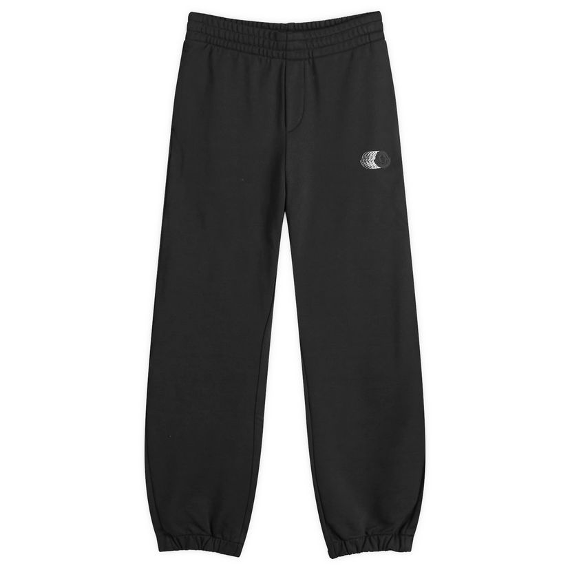 Verryttelyhousut Moncler Swoosh Logo Cotton Sweatpants, Size X-Small Musta | 8H000-12-809KR-999