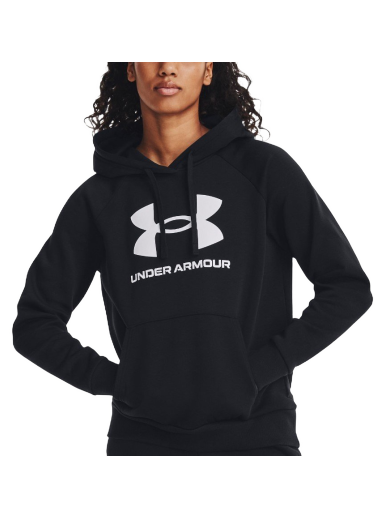 Huppari Under Armour Rival Fleece Big Logo Hoodie Musta | 1379501-001