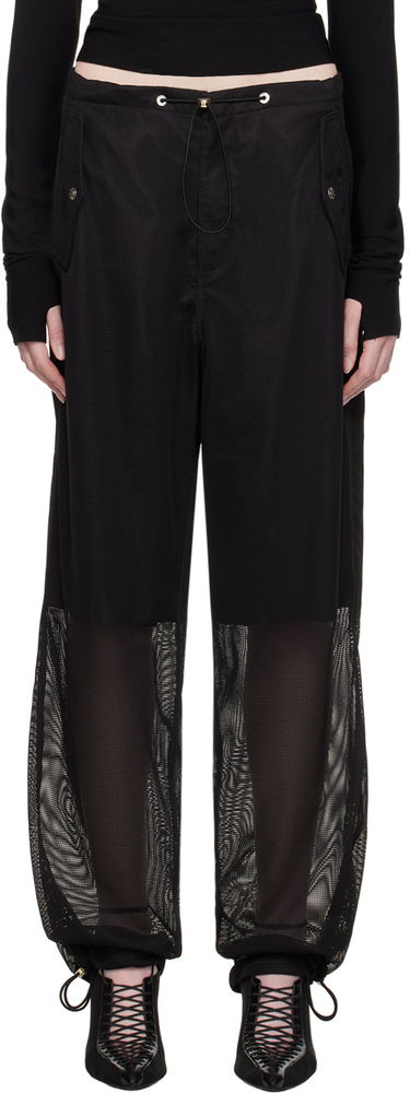 Housut Dion Lee Grid Mesh Panel Trousers Musta | C2155P23, 0