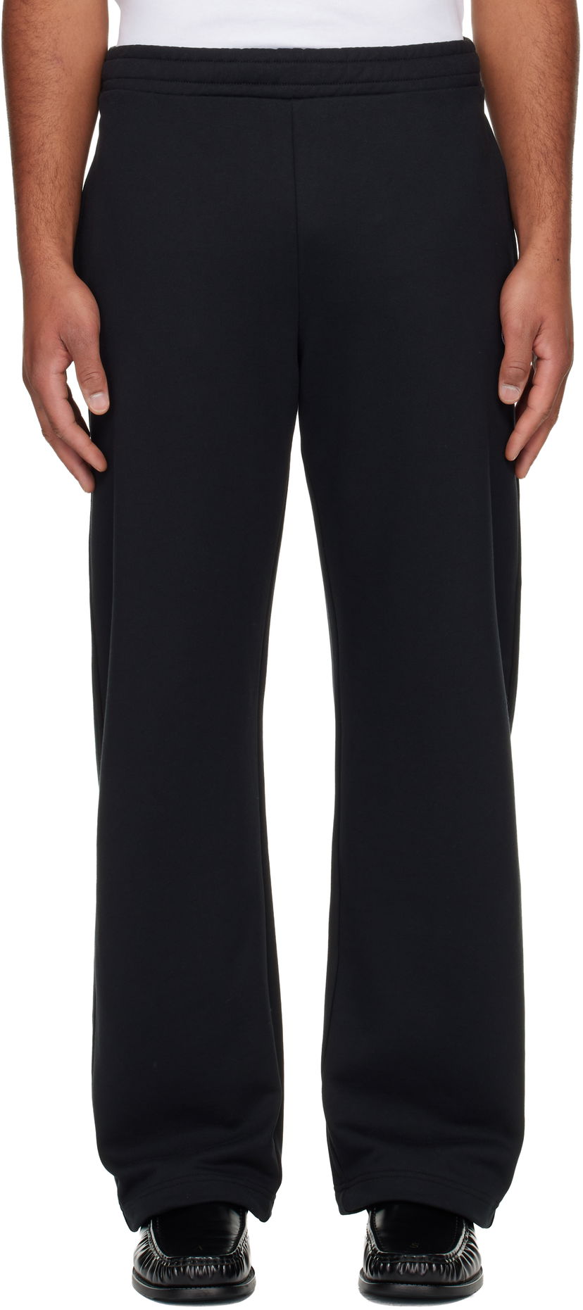 Verryttelyhousut Marine Serre Marine Serre Moon Logo Fleece Sweatpants Musta | UPA052BCJER0013
