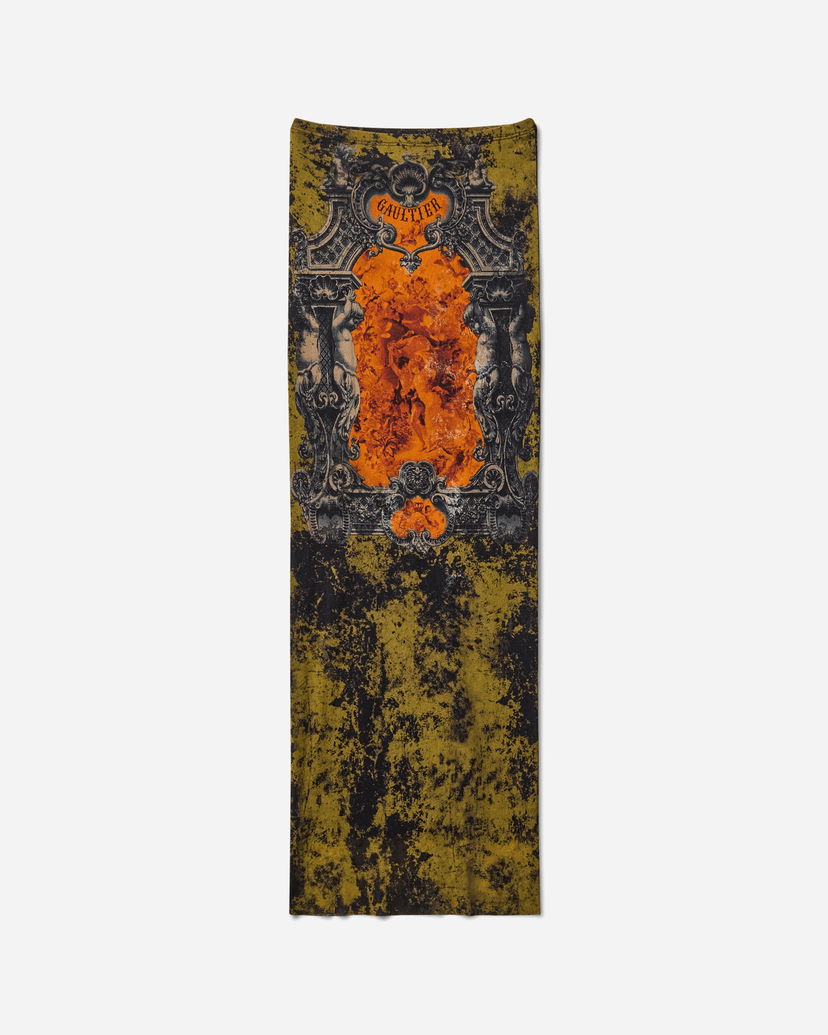 Hame Jean Paul Gaultier Medaillon Long Skirt Vihreä | 2503WSK005M006 P004115