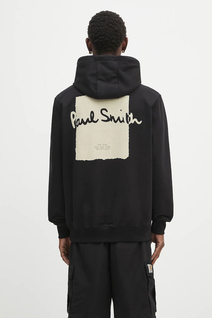Huppari Paul Smith Paul Smith Printed Hoodie Musta | M1R.071Y.TP4929