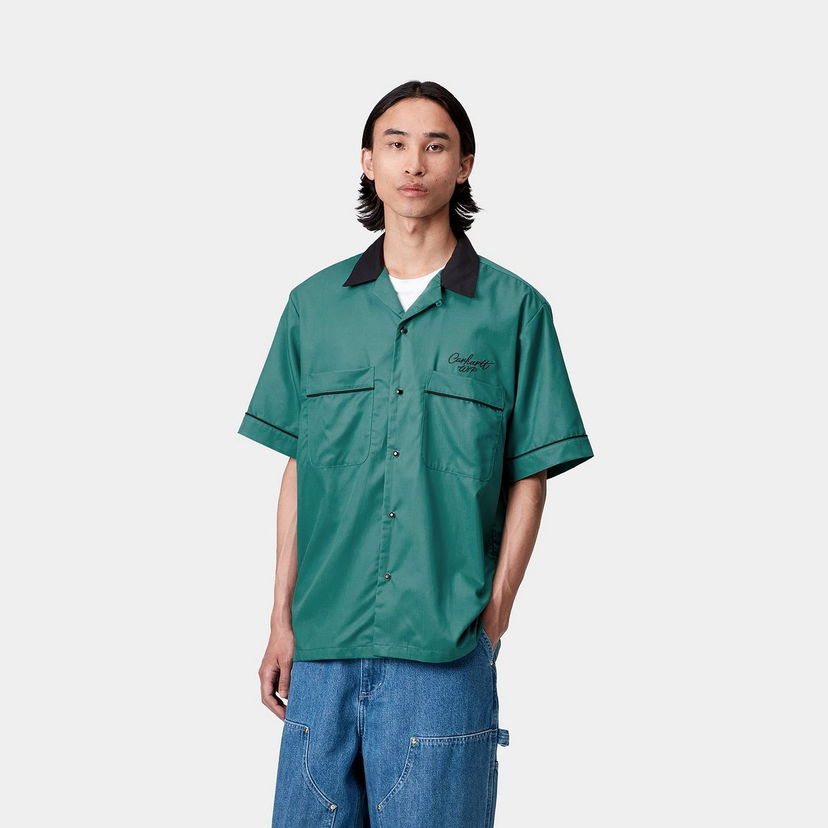 Paita Carhartt WIP Carhartt WIP Short Sleeve Bowl Shirt Vihreä | I035153_9