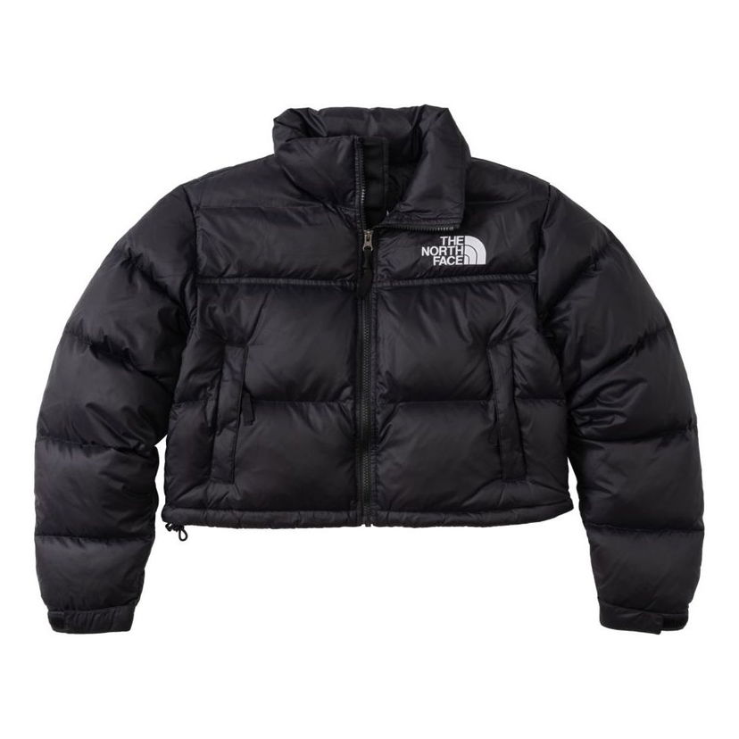 Puffer takki The North Face Nuptse 700 Fill Short Down Jacket Musta | NF0A5GGE-KX7